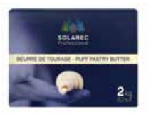 Solarec Puff Pastry Butter (82% fat, 2kg)